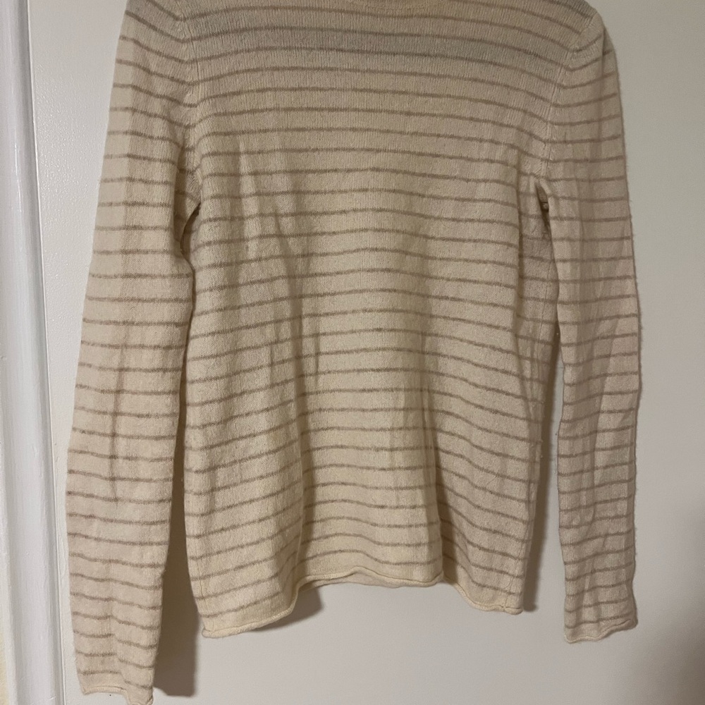 Lilla P Soft Cream Knit Top